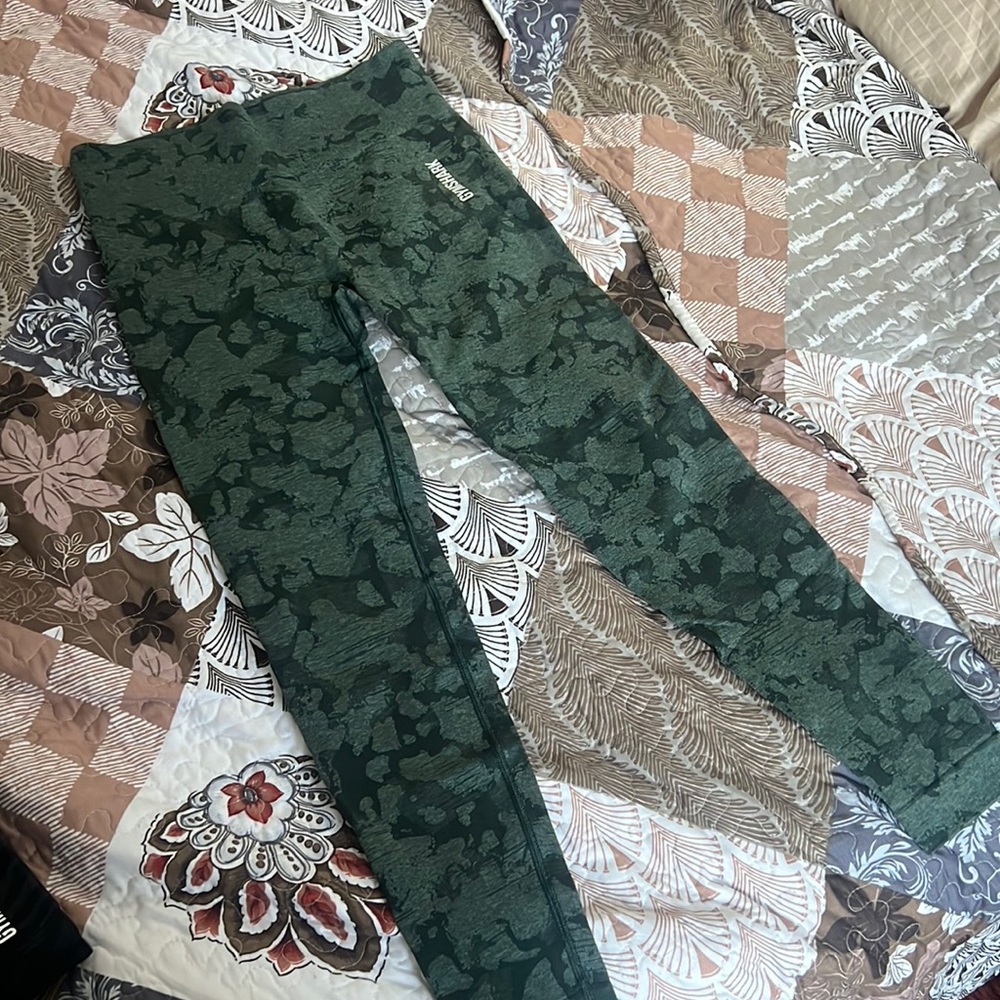Gymshark Green Adapt Camo Seamless Leggings